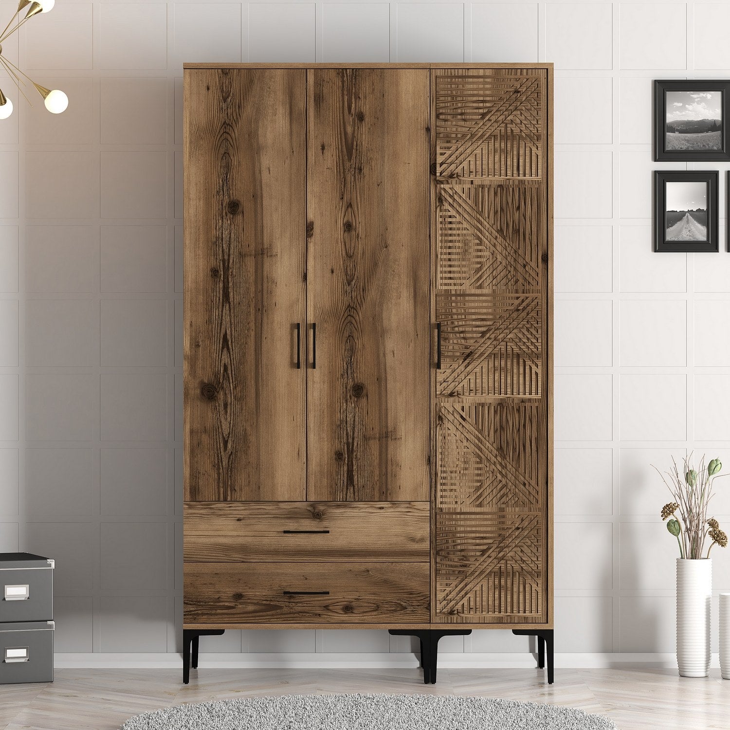 Armoire Kumsal Pt - Noyer