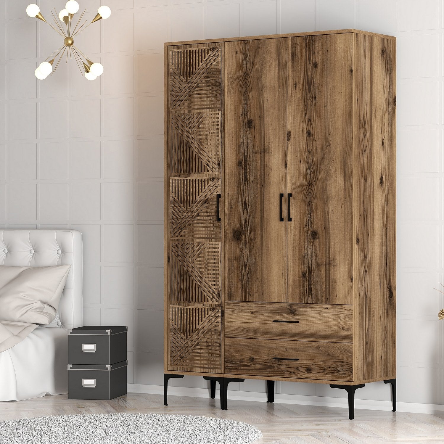 Armoire Kumsal Pt - Noyer