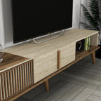 Muebles TV Milan - Nogal / Travertino
