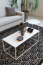 Glazed - Coffee Table - Ceramic - White