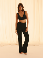 Fitted Trousers - Black