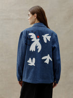 Liberty Denim Unisex Embroidered Jacket