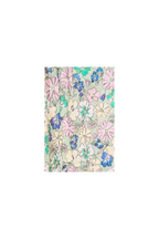 Chemise PaoImprimé Gypsy Fleuri Rose Et Jaune Fabriquée En Italie - Vert