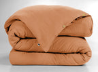 Gaïa - Housse De Couette - Double Gaze De Coton Unie - Abricot