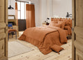 Gaïa - Housse De Couette - Double Gaze De Coton Unie - Abricot