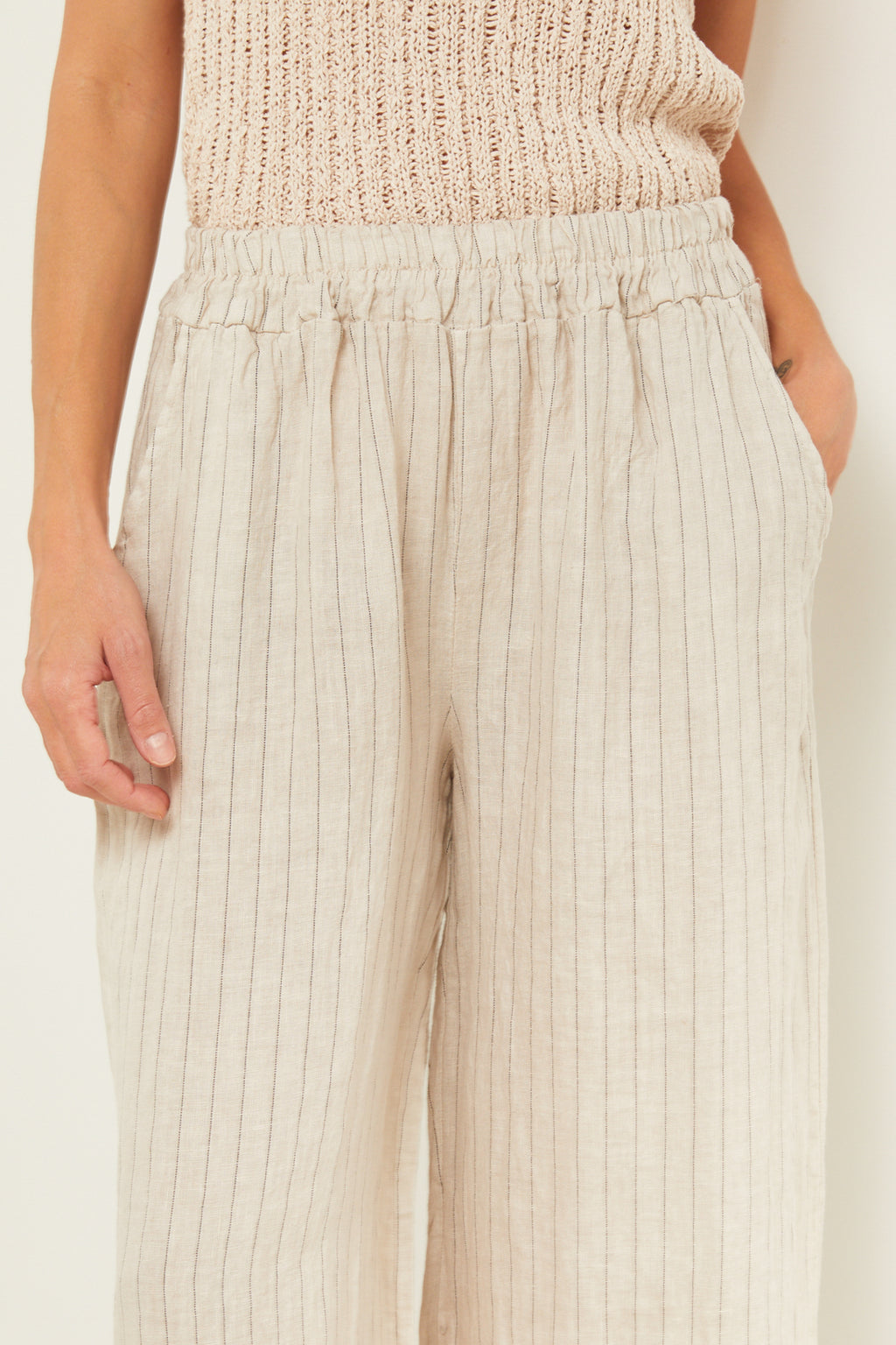 Trousers - Beige - Women