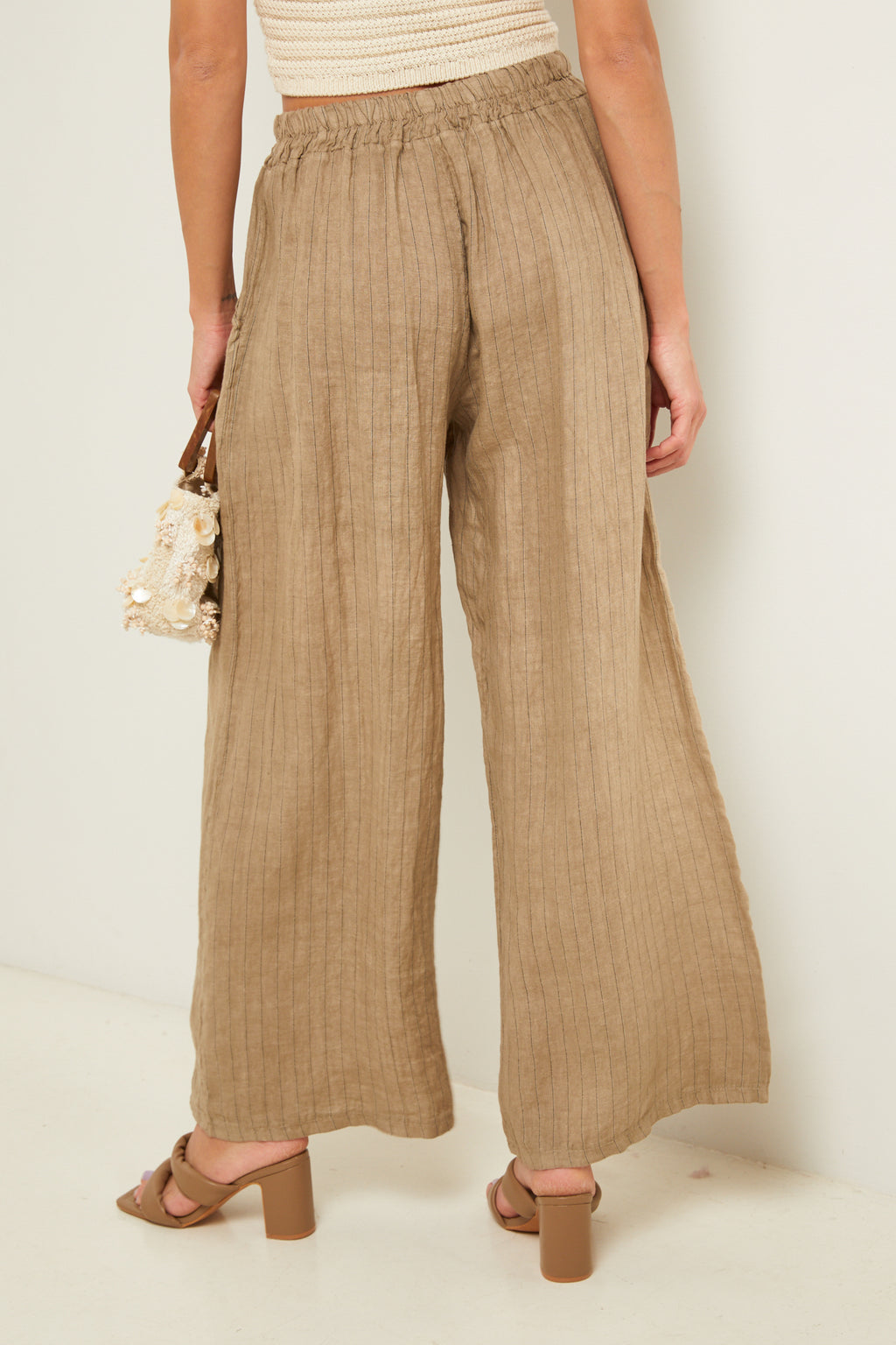 Trousers - Taupe - Women