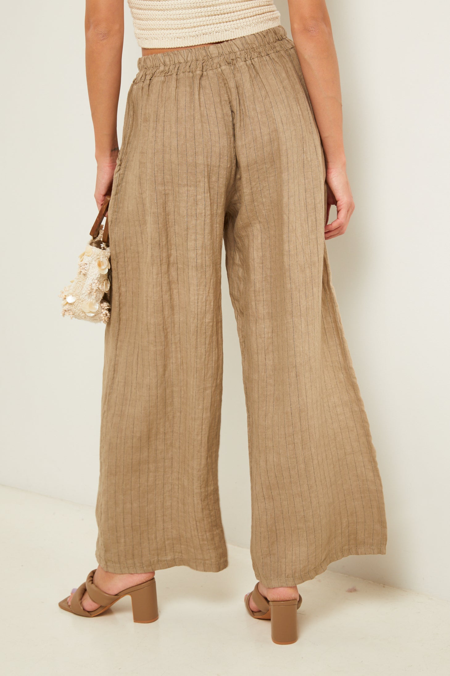 Trousers - Taupe - Women