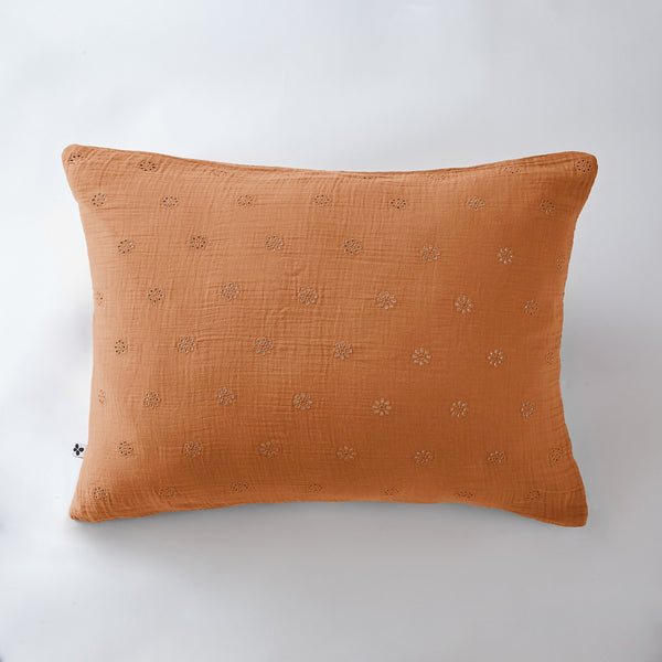 Pillowcase - Double Gauze Cotton - Gaia Boho - Apricot