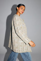 The Toulouse Jacket In Rainbow Recycled Tweed