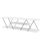 Muebles de TV Canaz V2 - Blanco / Negro