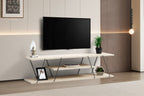 Canaz TV Units - Travertine / Black