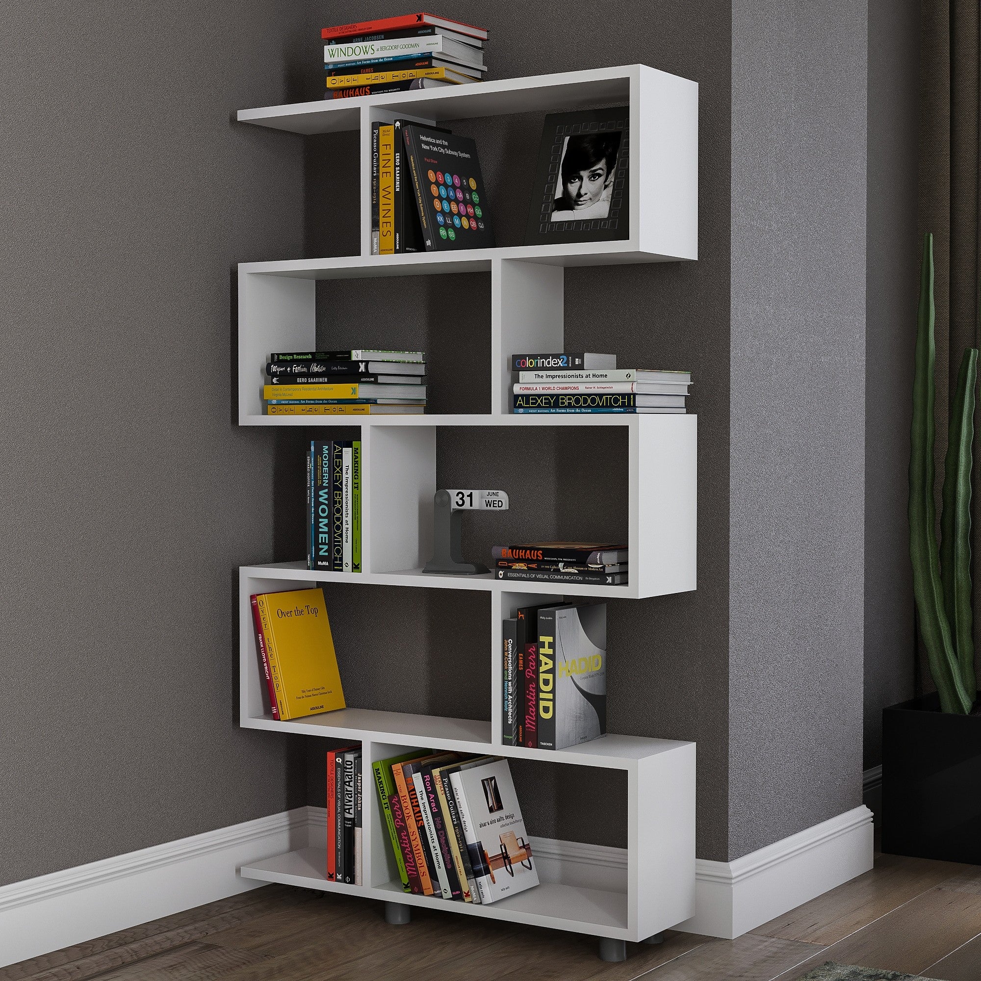 Bookcases Elif - White