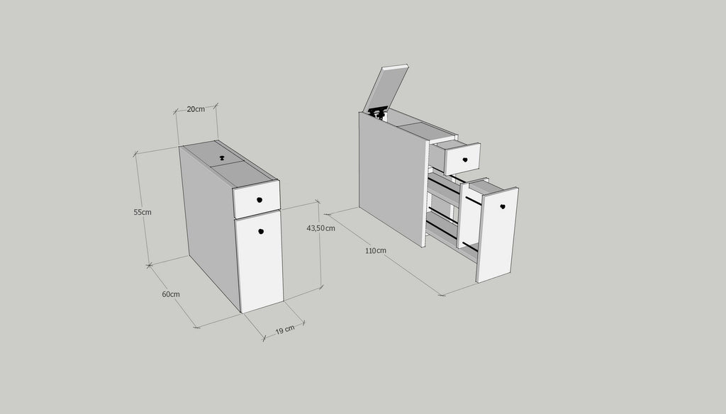 Meuble De Salle De Bain Calencia - Anthracite