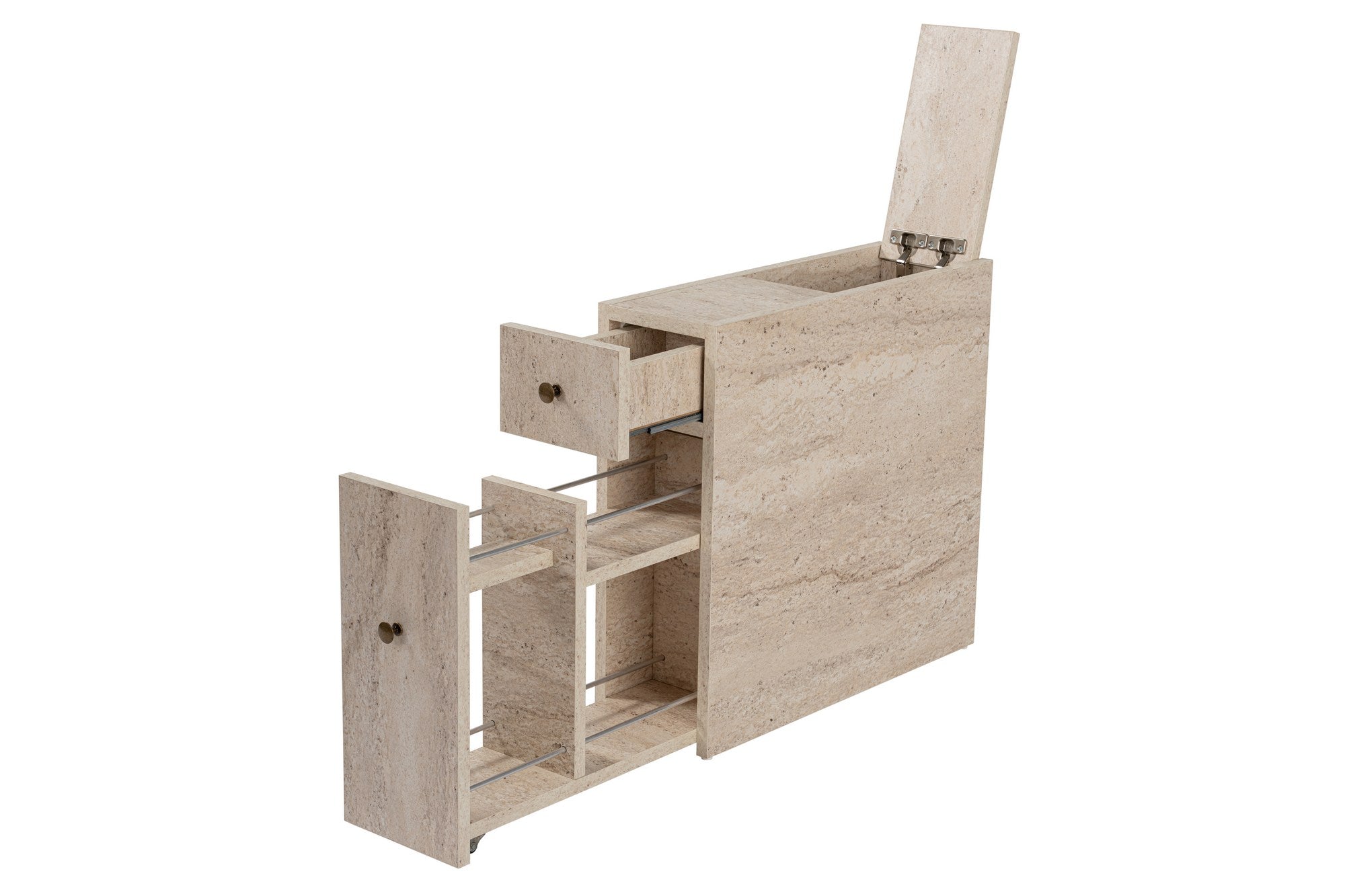 Calencia Bathroom Vanity Unit - Travertine