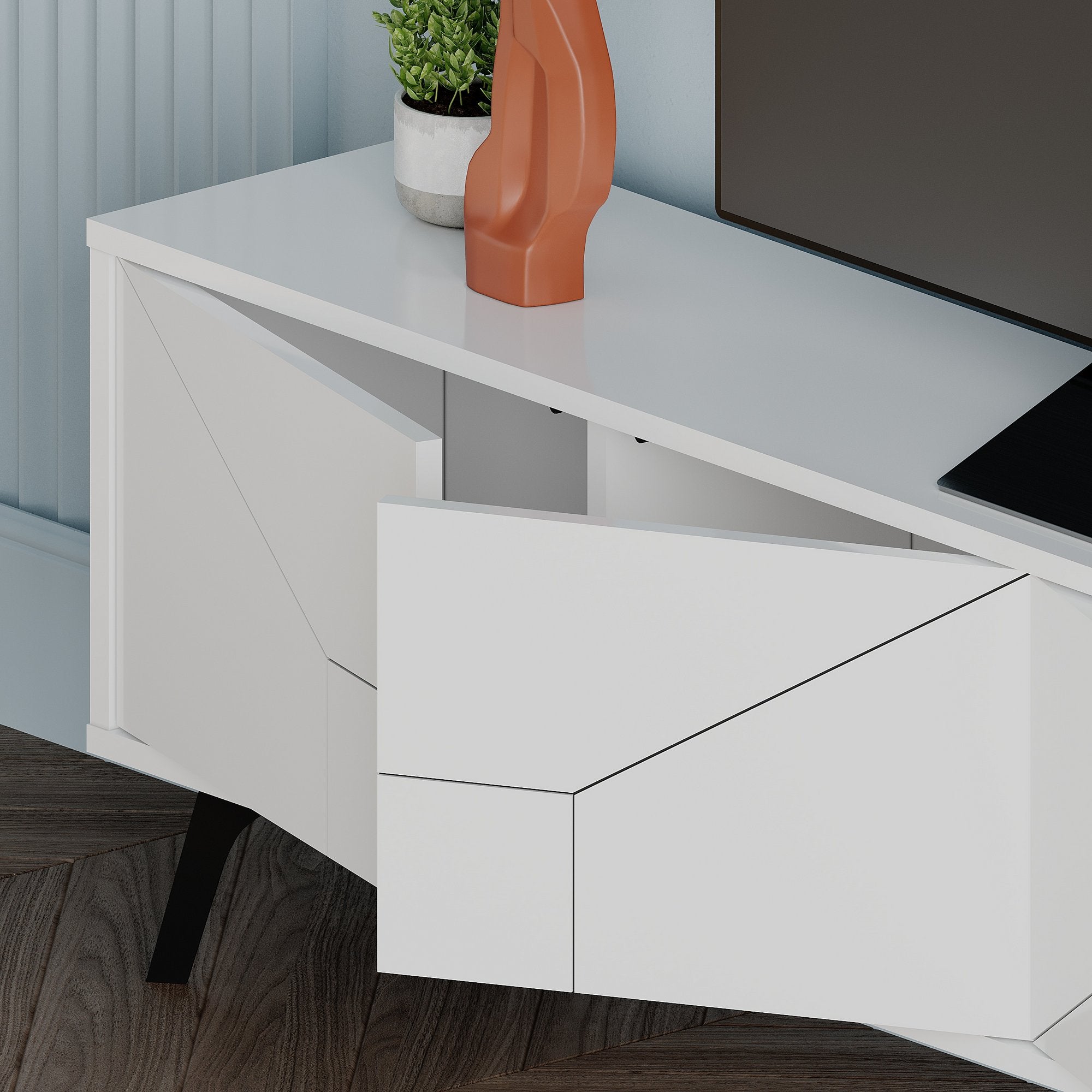 TV Units Dune - White