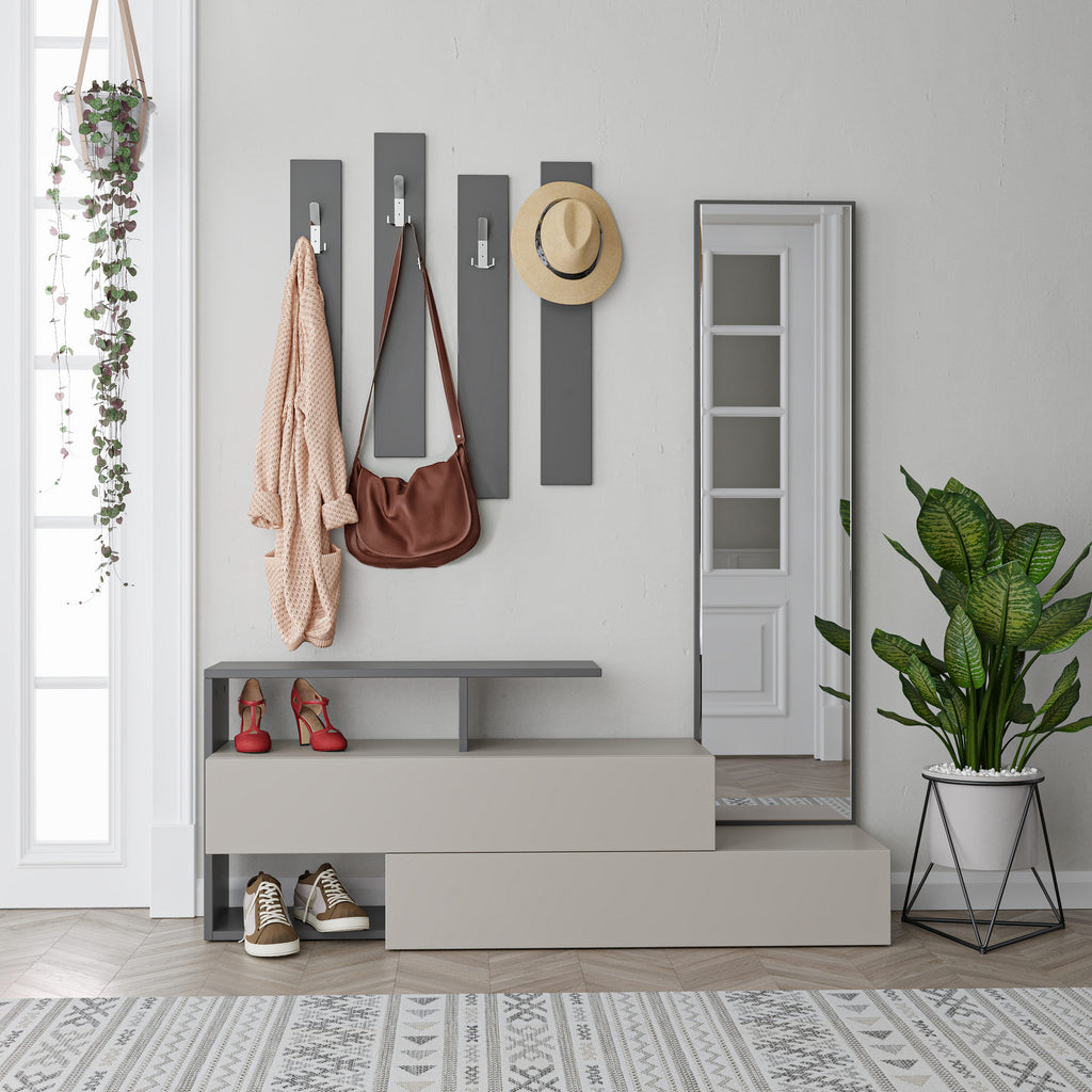 Ramda Hallway Unit - Light Mocha / Anthracite
