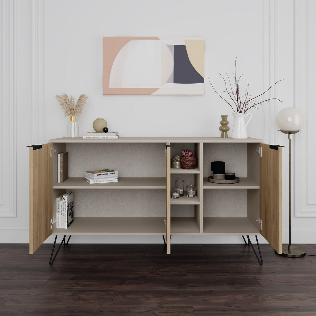 Consolas Clara - Gres / Roble