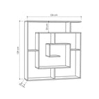 Bookcase Labirent - Anthracite