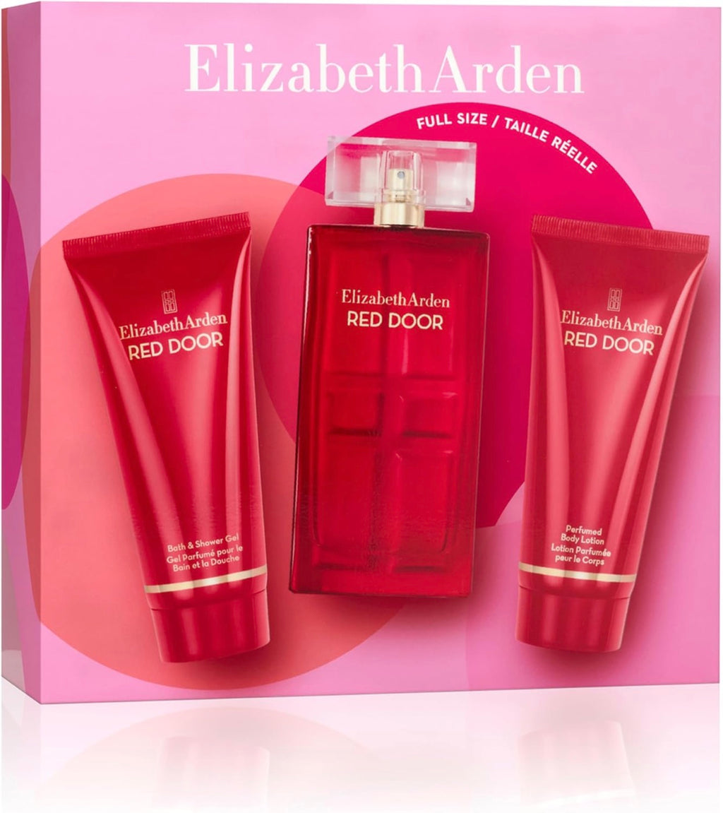 Coffret Trio - Elizabeth Arden Red Door, Senteur Florale, Parfum Glamour Et Elégant