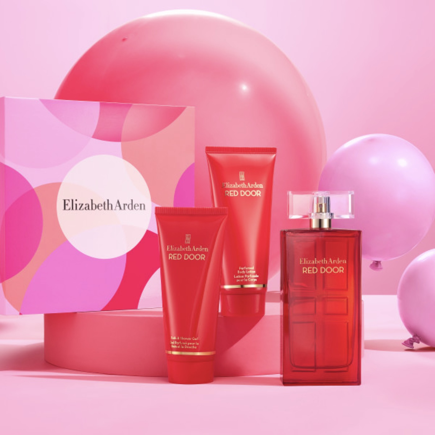 Coffret Trio - Elizabeth Arden Red Door, Senteur Florale, Parfum Glamour Et Elégant