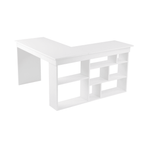 Organis - Corner Desk 8 Compartments - White