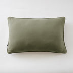 Gaïa - Coussin Déhoussable Avec Passepoil - Double Gaze De Coton Unie - Romarin