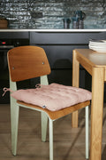 Quilted Seat - Double Plain Cotton Gauze - Gaia - Marshmallow
