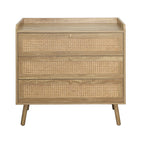 Palmo - 3-Drawer Chest of Drawers - Natural Rattan