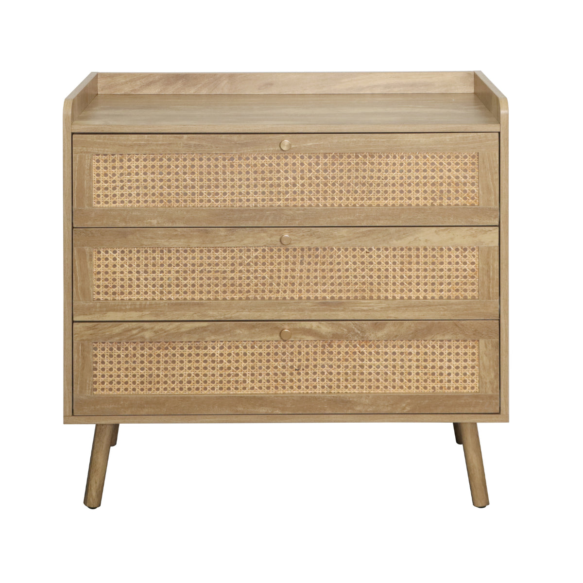 Palmo - 3-Drawer Chest of Drawers - Natural Rattan