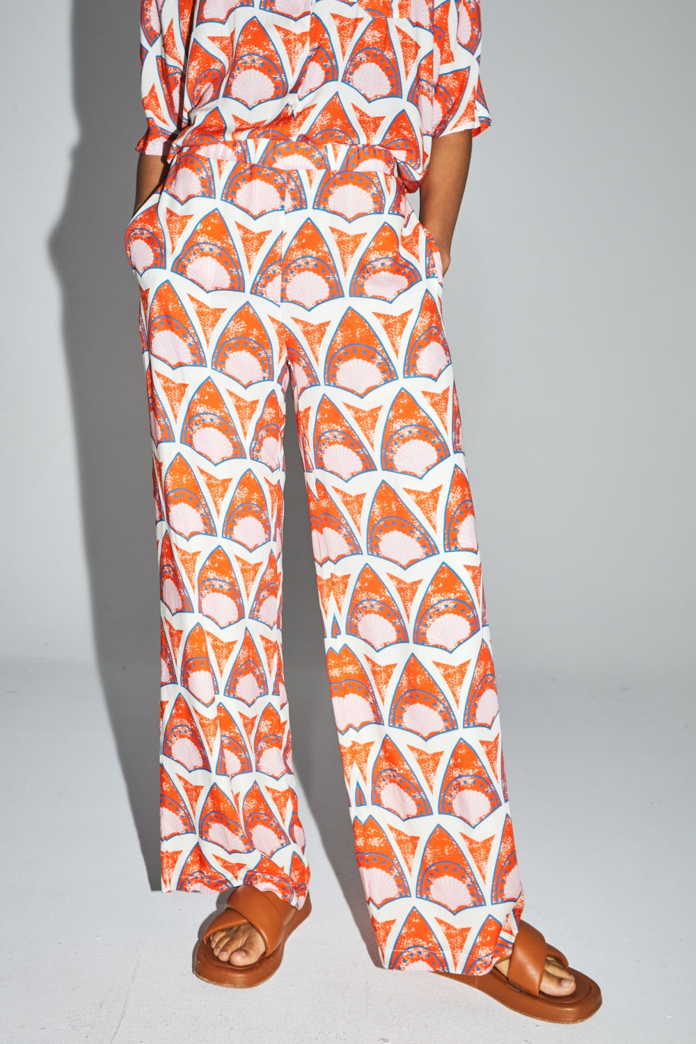 The Max Calico Print Trousers