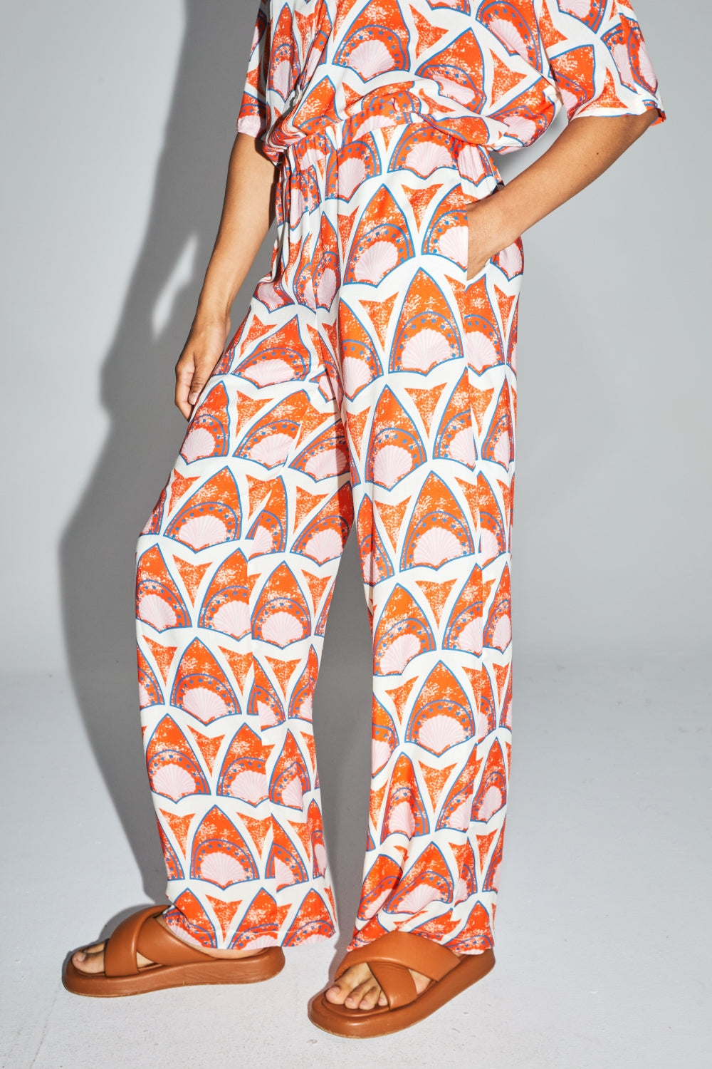 The Max Calico Print Trousers