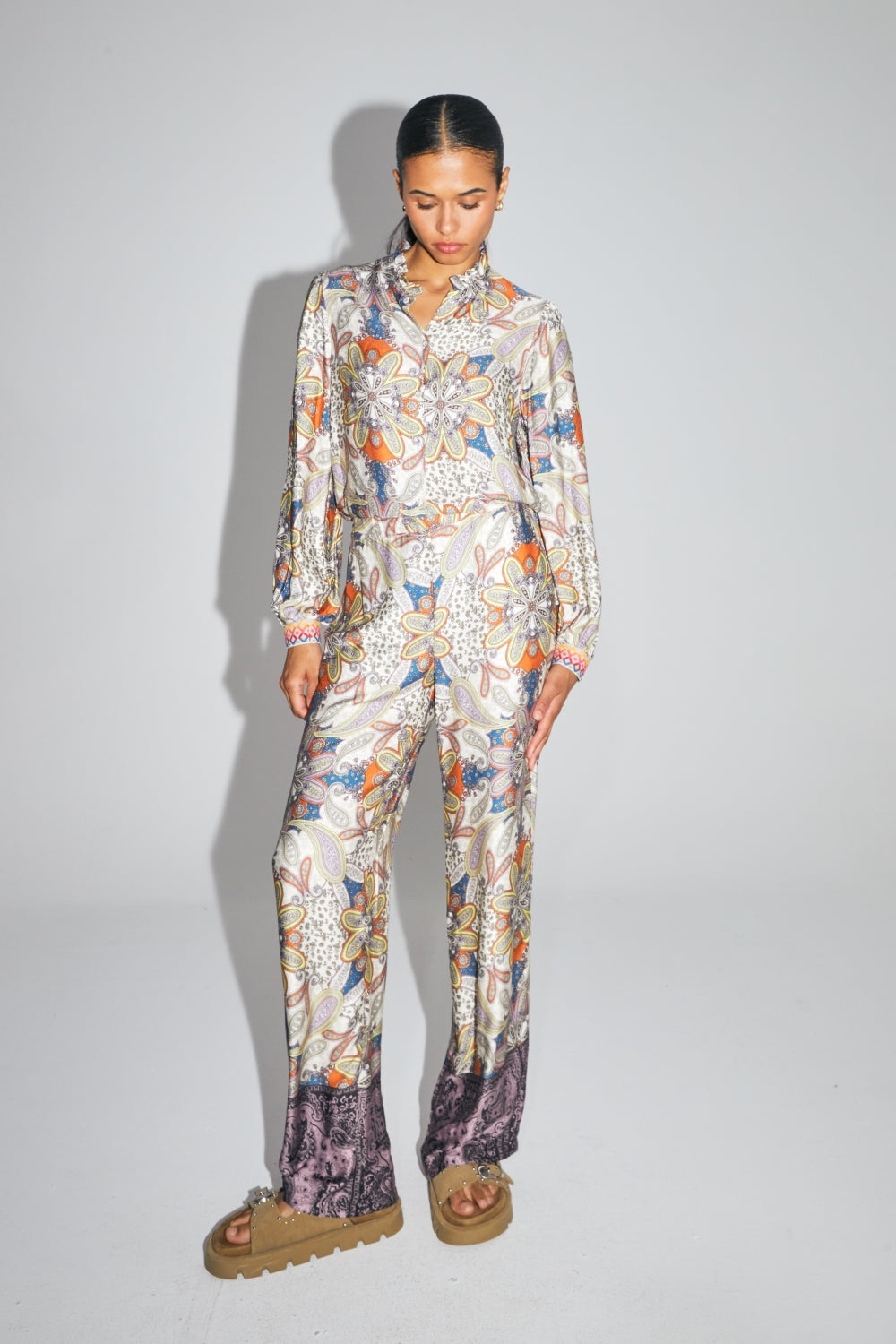 The Aurora Pants, Shikra Print