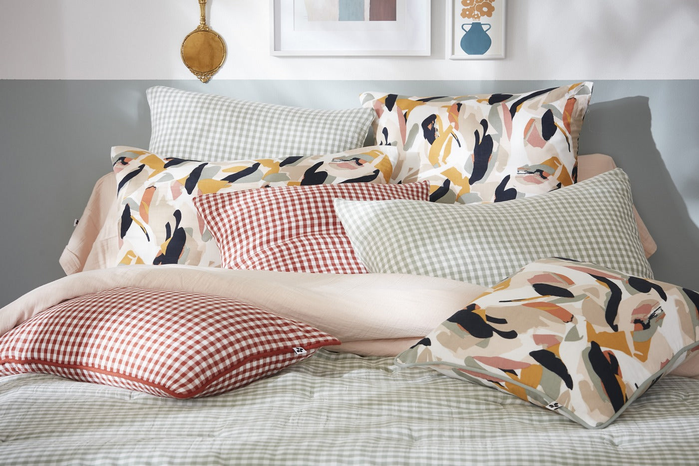 Pillowcase - Printed Cotton Gauze - Julia