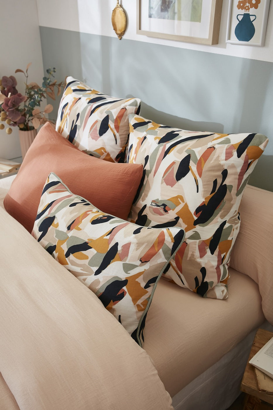 Pillowcase - Printed Cotton Gauze - Julia