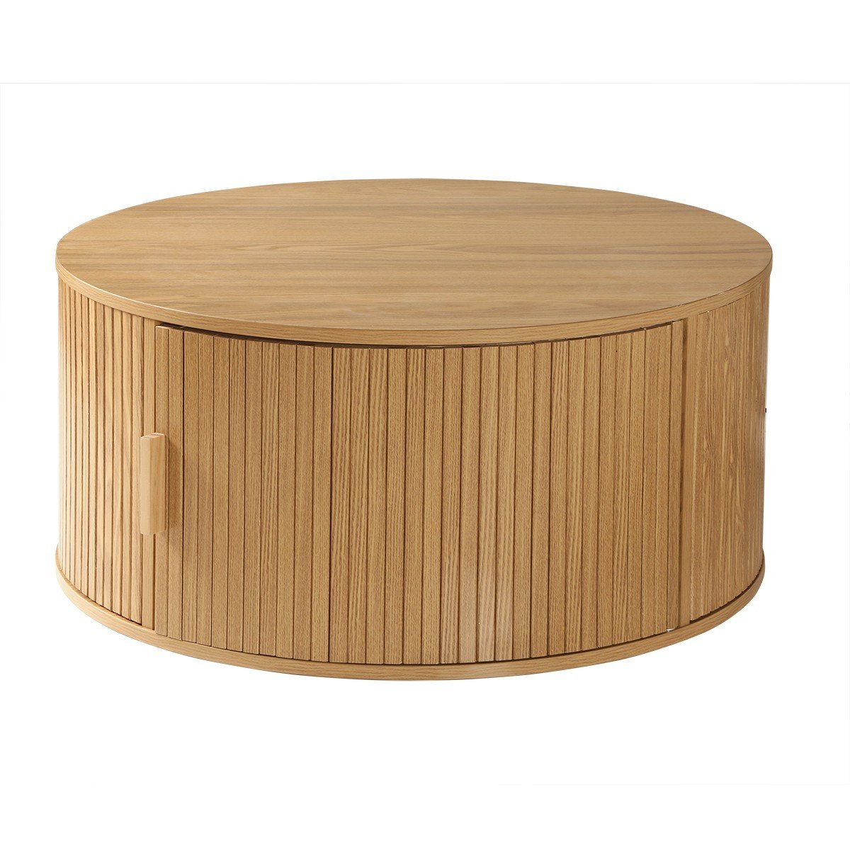Ernest - Round Coffee Table with Storage