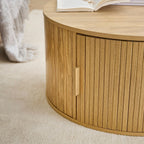Ernest - Round Coffee Table with Storage