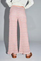The Cala Striped Openwork Knit Edwin Trousers