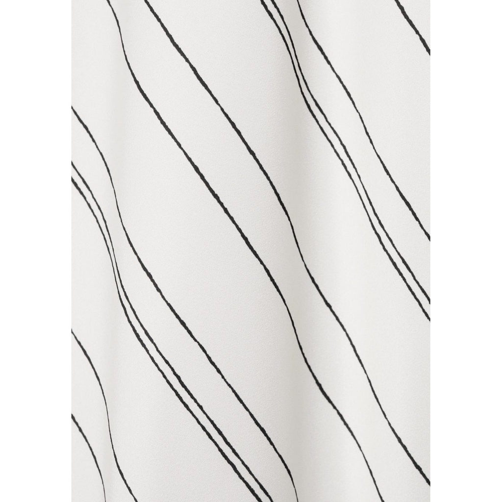 Robe À Rayures Satinée