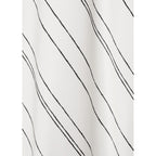 Robe À Rayures Satinée