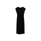 Robe Droite Drapée