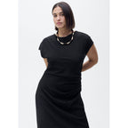 Robe Droite Drapée
