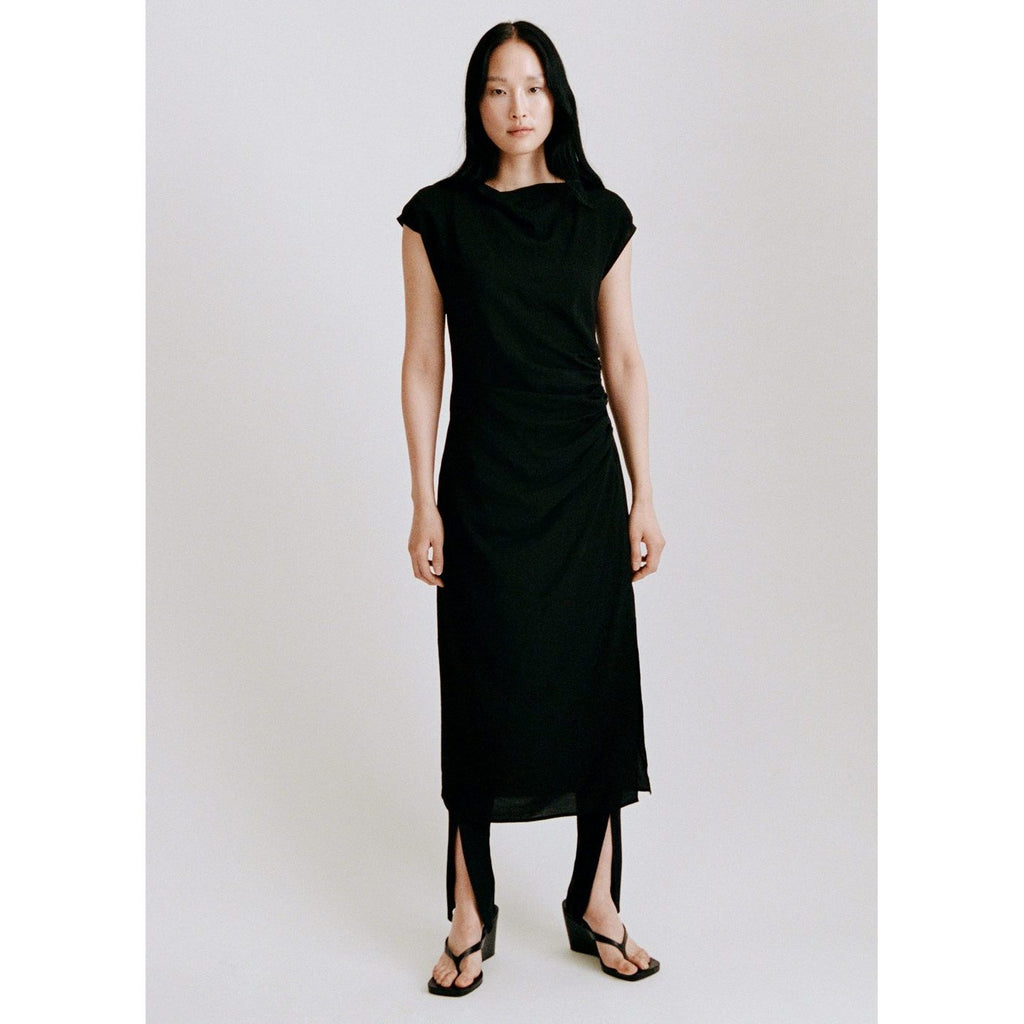Robe Droite Drapée
