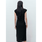 Robe Droite Drapée