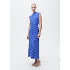 Robe Évasée Rayures Combinées