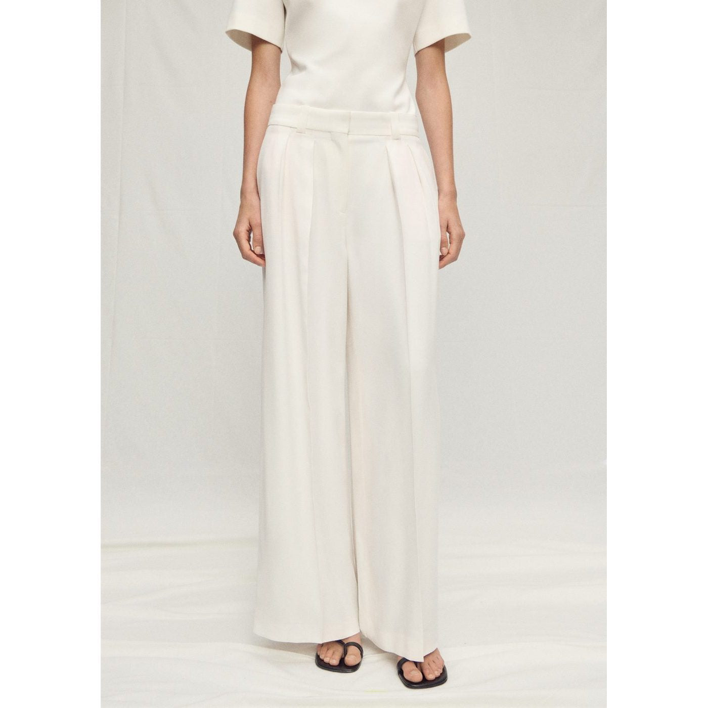 Pantalones Missori - Blanco roto