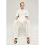 Pantalones Missori - Blanco roto
