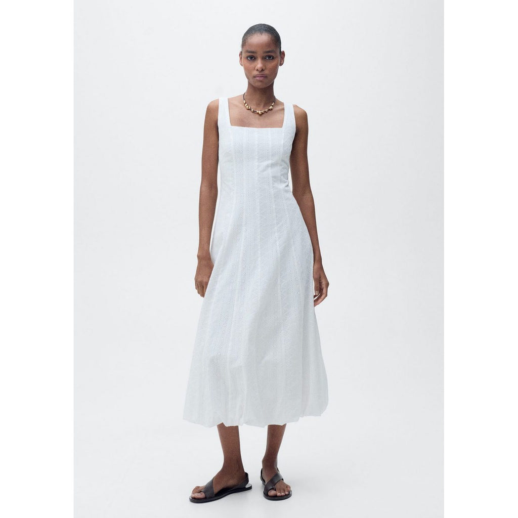 Robe Pleats - Blanc