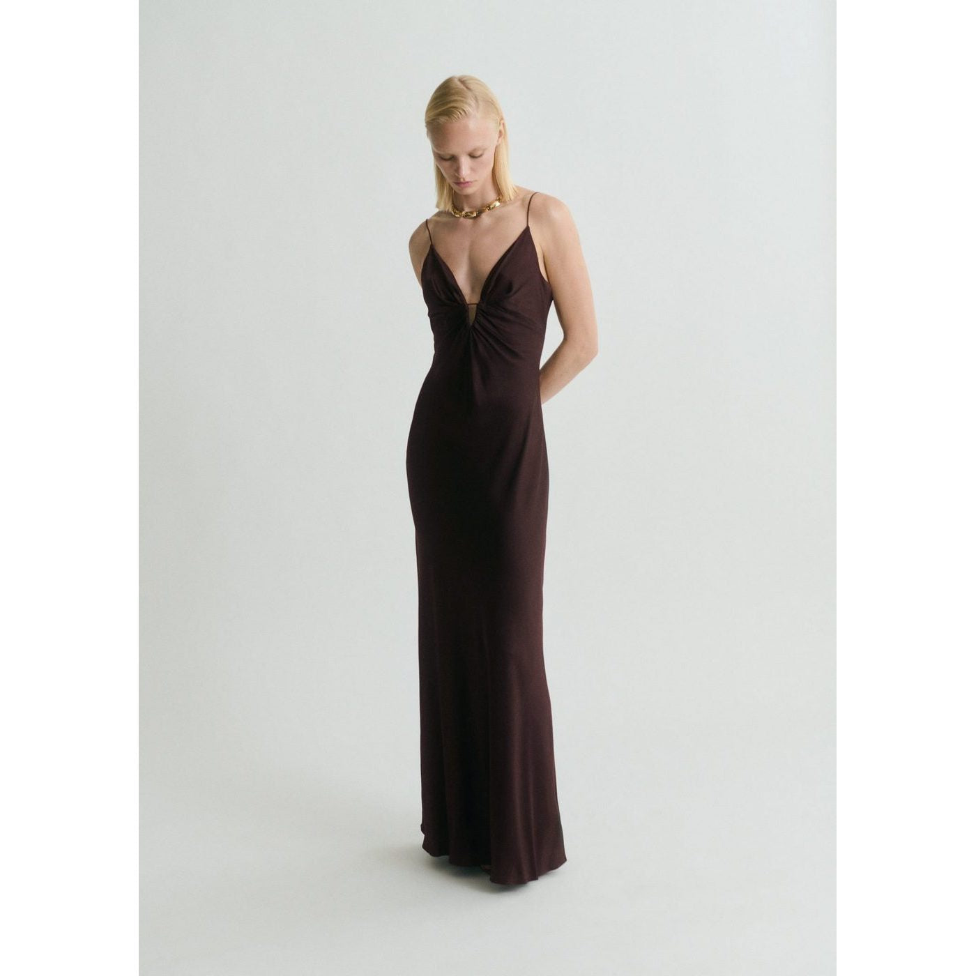 Vestido Victoria - Marrón