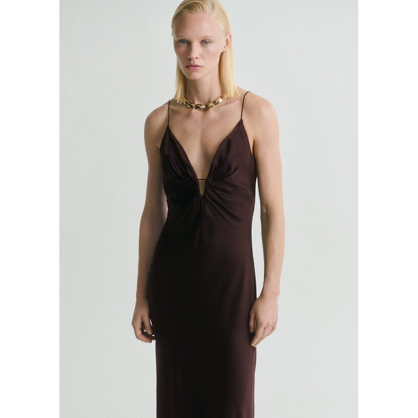 Vestido Victoria - Marrón